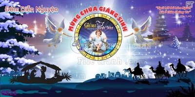 Download file file baner phông công giáo chúa giáng sinh GS21 (chuẩn in) chất lượng cao