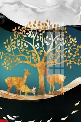 File ảnh gốc File tranh decor tranh bộ treo tường tổng hợp H1011 (chuyên in mica)