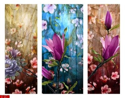 File gốc File tranh gốc in tranh tường nền tổng hợp H10140 (in lụa) tranh mã đáo