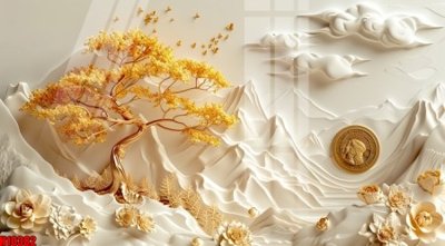 Tải file gốc File tranh gốc in tranh tường nền tổng hợp H10382 (in không vỡ ảnh)