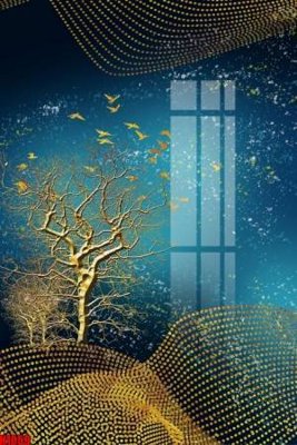 File gốc File tranh decor tranh bộ treo tường tổng hợp H1059 (in lụa) chi tiết cao