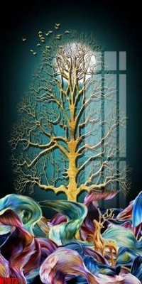 Chi tiết file tranh tráng gương File tranh decor tranh bộ treo tường tổng hợp H1073 (ảnh gốc)