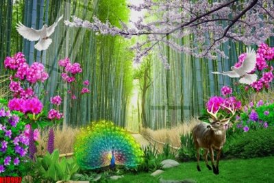 File in ấn File tranh gốc in tranh tường nền tổng hợp H10997 (bản gốc) từ file gốc