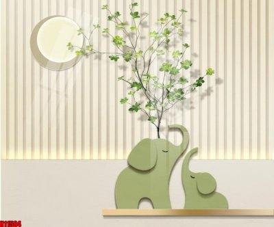 File gốc File tranh gốc in tranh tường nền tổng hợp H11584 (in 3D) nghệ thuật