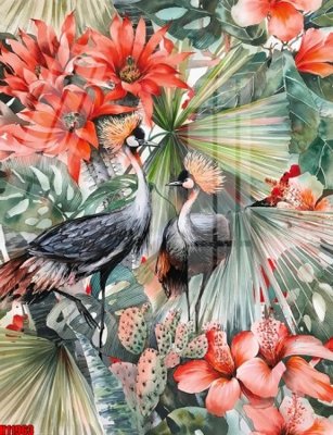 File tranh File tranh gốc in tranh tường nền tổng hợp H11963 (gốc) phong cách tối giản