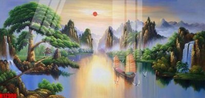 File gốc in ấn File tranh gốc in tranh tường nền tổng hợp H12900 độ phân giải cao