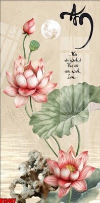 File gốc File tranh gốc in tranh tường nền tổng hợp H13407 (in tráng gương) sang trọng