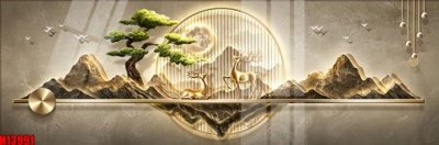 File gốc File tranh gốc in tranh tường nền tổng hợp H13991 (thiết kế) độc quyền