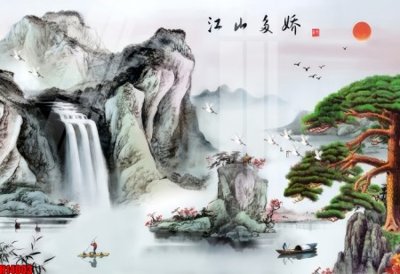 File tranh gốc File tranh gốc in tranh tường nền tổng hợp H14003 (bản đẹp) độc quyền