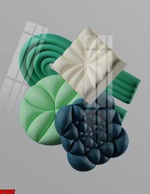 File gốc File tranh gốc in tranh tường nền tổng hợp H14067 (AI/EPS) cho in ấn