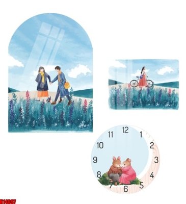 File tranh File tranh gốc in tranh tường nền tổng hợp H14097 (bản gốc) treo phòng ăn