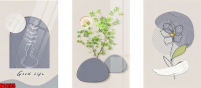 File gốc File tranh gốc in tranh tường nền tổng hợp H14105 (phong cách) cổ điển