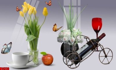 Tải file File tranh gốc in tranh tường nền tổng hợp H14220 (gốc) làm file quảng cáo