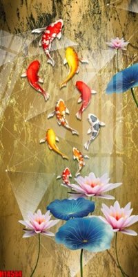 File gốc File tranh gốc in tranh tường nền tổng hợp H14544 (in 3D) nghệ thuật