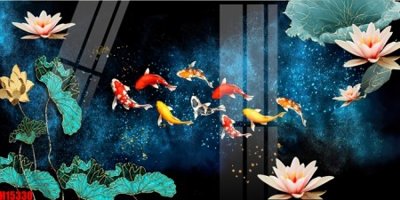 Download file gốc File tranh gốc in tranh tường nền tổng hợp H15330 (in mica) trang trí