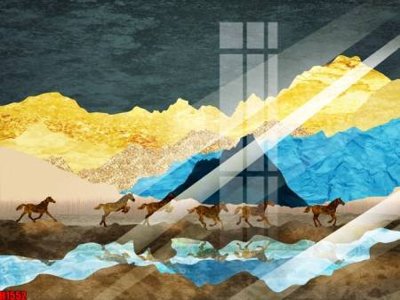 File tranh File tranh decor tranh bộ treo tường tổng hợp H1552 (gốc) in film