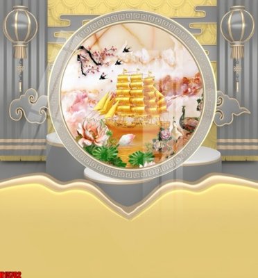 File gốc File tranh gốc in tranh tường nền tổng hợp H15782 (phong cách) cổ điển