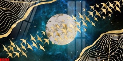 File gốc in ấn File tranh gốc in tranh tường nền tổng hợp H15784 chuẩn màu CMYK