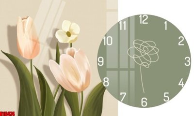 File gốc File tranh gốc in tranh tường nền tổng hợp H16474 (AI/EPS) cho in ấn