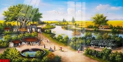 Tải file File tranh gốc in tranh tường nền tổng hợp H16867 (PSD) cho in ấn quảng cáo