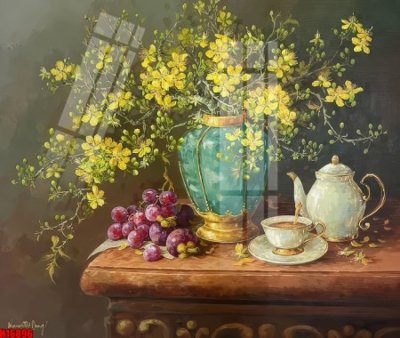 File tranh in trần 3D File tranh gốc in tranh tường nền tổng hợp H16896 (ảnh gốc)