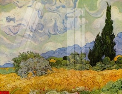 File gốc File tranh gốc in tranh tường nền tổng hợp H17018 (chuẩn CMYK) cho nhà in