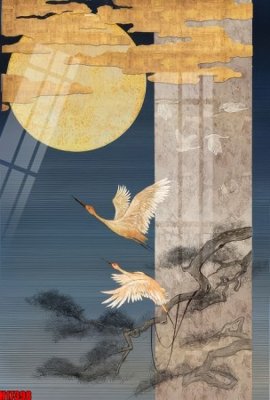 File gốc File tranh gốc in tranh tường nền tổng hợp H17398 (in tráng gương) ốp tường