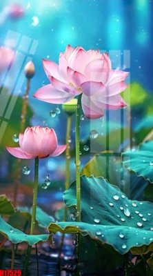 File PSD File tranh gốc in tranh tường nền tổng hợp H17529 (gốc) nhiều lớp (multi-layer)