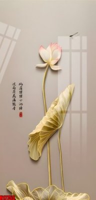 File gốc File tranh gốc in tranh tường nền tổng hợp H17755 (in lụa) tranh mã đáo