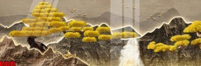 Download file gốc File tranh gốc in tranh tường nền tổng hợp H18281 (in mica) 3D