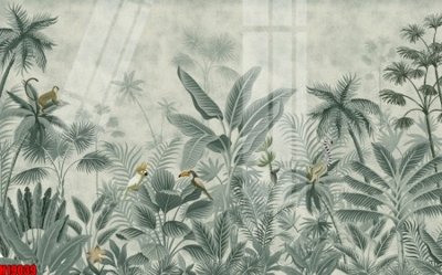 File tranh File tranh gốc in tranh tường nền tổng hợp H19039 (gốc) phong cách tối giản