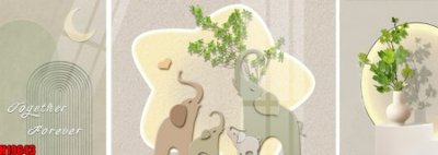 File gốc File tranh gốc in tranh tường nền tổng hợp H19643 (in 3D) cho trang trí