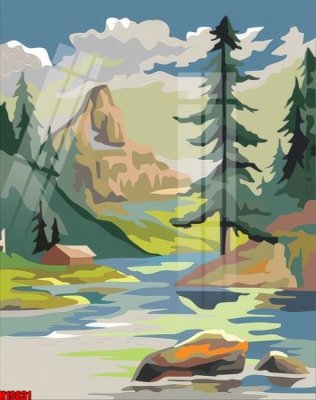 File PSD File tranh gốc in tranh tường nền tổng hợp H19831 (bản gốc) dễ dàng edit