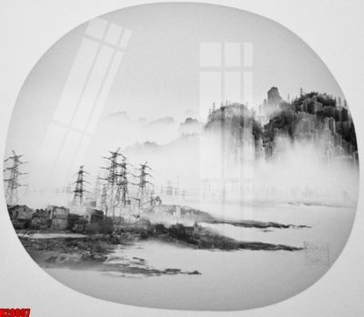 File PSD File tranh gốc in tranh tường nền tổng hợp H20007 (bản gốc) cho nhà in