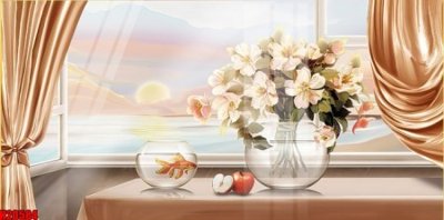 File in trần File tranh gốc in tranh tường nền tổng hợp H20584 (file gốc) hoa văn 3D