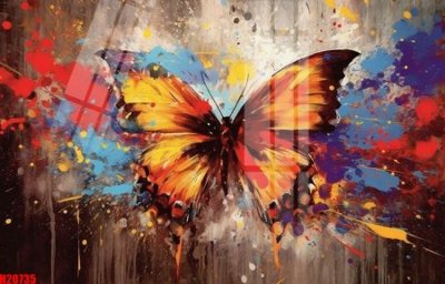 File gốc File tranh gốc in tranh tường nền tổng hợp H20735 (in lụa) hoa văn cổ điển