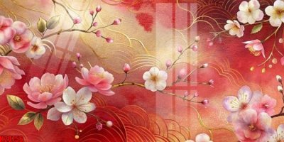 File gốc File tranh gốc in tranh tường nền tổng hợp H20756 (trang trí) cho phòng khách