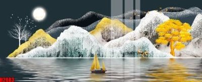 File gốc File tranh decor tranh bộ treo tường tổng hợp H2083 (PSD/TIFF) độ phân giải cao