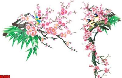 File gốc File tranh gốc in tranh tường nền tổng hợp H20991 (in ấn) màu sắc trung thực