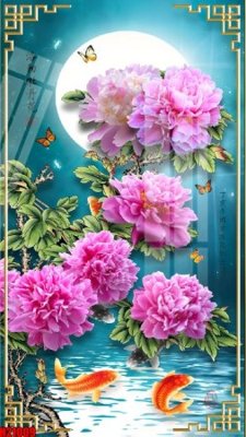 File tranh in tráng gương File tranh gốc in tranh tường nền tổng hợp H21009 (siêu nét)