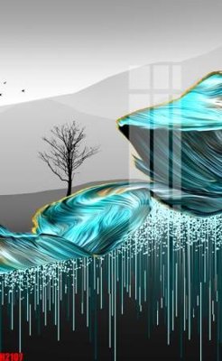 Chi tiết file ảnh File tranh decor tranh bộ treo tường tổng hợp H2107 sắc nét