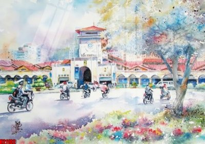 Tải file gốc File tranh gốc in tranh tường nền tổng hợp H21102 (bản PSD) còn layer