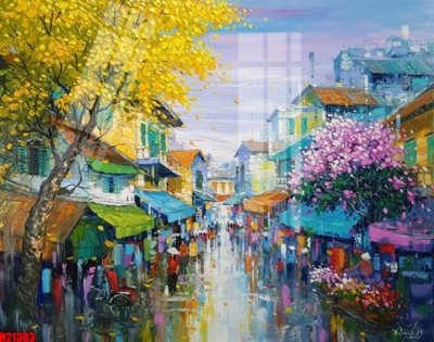 Hình ảnh file gốc in trần nhà File tranh gốc in tranh tường nền tổng hợp H21303