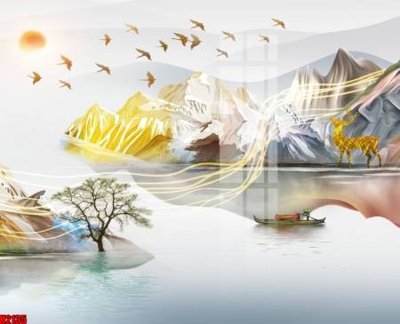 File gốc File tranh decor tranh bộ treo tường tổng hợp H2135 (cho in ấn) từ kho Filetranh