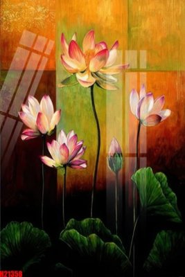 File tranh File tranh gốc in tranh tường nền tổng hợp H21358 (file gốc) chủ đề phong thủy