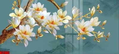 File gốc File tranh gốc in tranh tường nền tổng hợp H21982 (in tráng gương) hiện đại