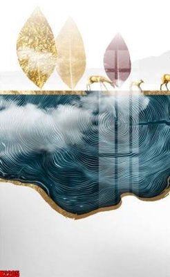 File gốc File tranh decor tranh bộ treo tường tổng hợp H2205 (in tráng gương) nghệ thuật