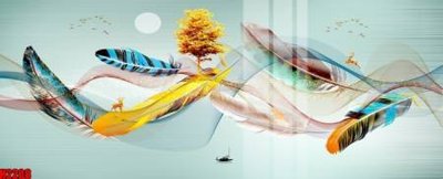 File ảnh File tranh decor tranh bộ treo tường tổng hợp H2208 (gốc) in biển hiệu