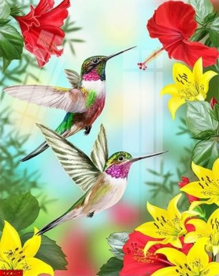 Tải file File tranh gốc in tranh tường nền tổng hợp H22263 (gốc) làm file quảng cáo