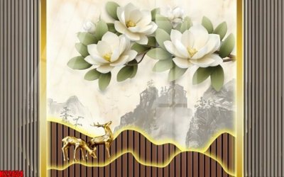 Tải file File tranh gốc in tranh tường nền tổng hợp H22434 (gốc) để in ấn ngay